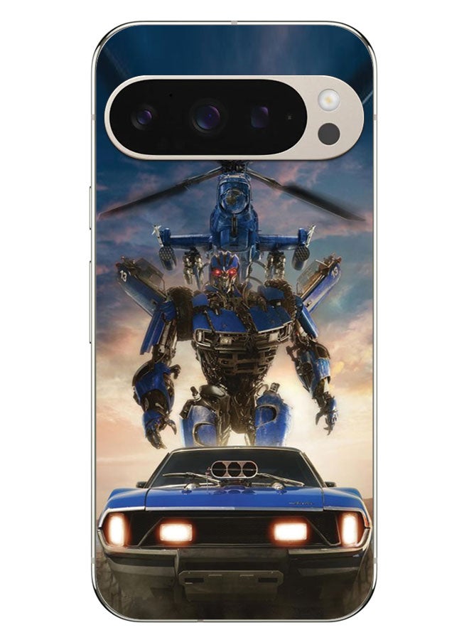 EYE CATCH Printed Protective Case Cover For Google Pixel 9 Pro  -  Blue Transformer - Image 1