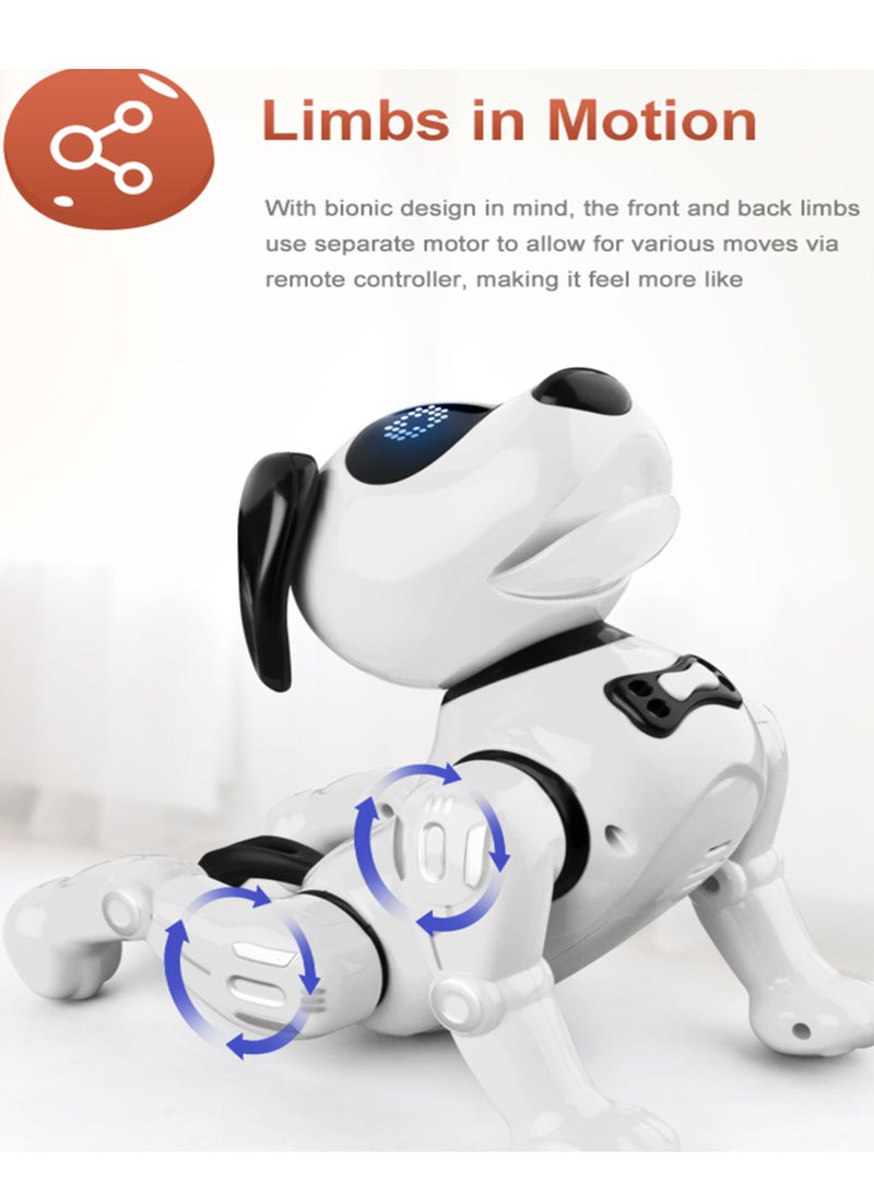 R19 Remote Control Robot Robot Dog Toy Electronic Pets Programmable Robot RC Robotic Stunt Puppy