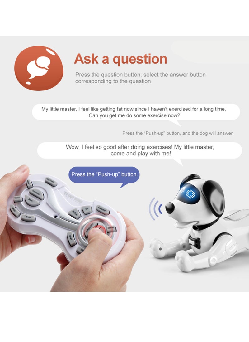 R19 Remote Control Robot Robot Dog Toy Electronic Pets Programmable Robot RC Robotic Stunt Puppy