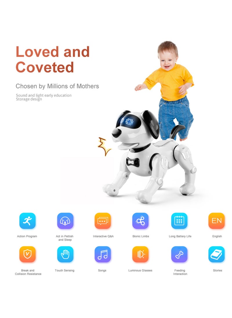 R19 Remote Control Robot Robot Dog Toy Electronic Pets Programmable Robot RC Robotic Stunt Puppy