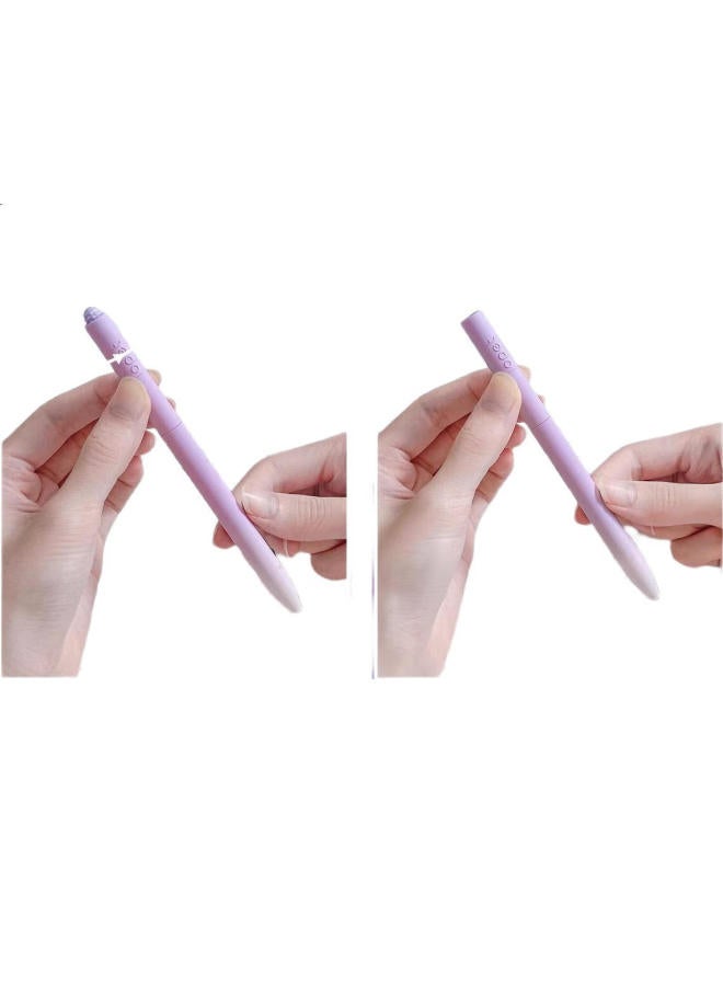 Lopet Fragrant Gel Pen, Quick-Drying, High Aesthetic Value, Exam Pen For Students, 0.5Mm Black Pen, Smooth Writing For Middle School Students, Black Ink Pen, Signature Pen, Ballpoint Pen, Apple Tree 2 Pcs Lt-1389 - Image 3