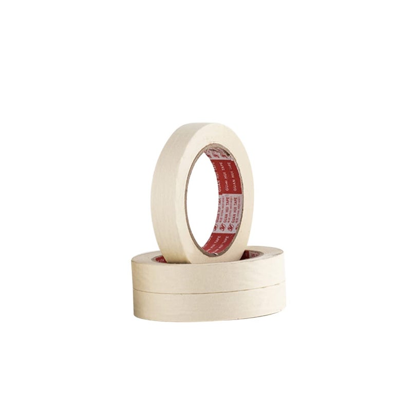 6 Pcs Long Spray Masking Tape Textured Paper Adhesive Strong Sticky Weatherproof - Image 1