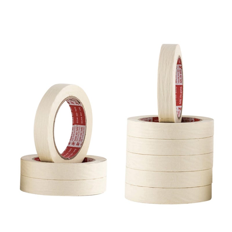 6 Pcs Long Spray Masking Tape Textured Paper Adhesive Strong Sticky Weatherproof - Image 4