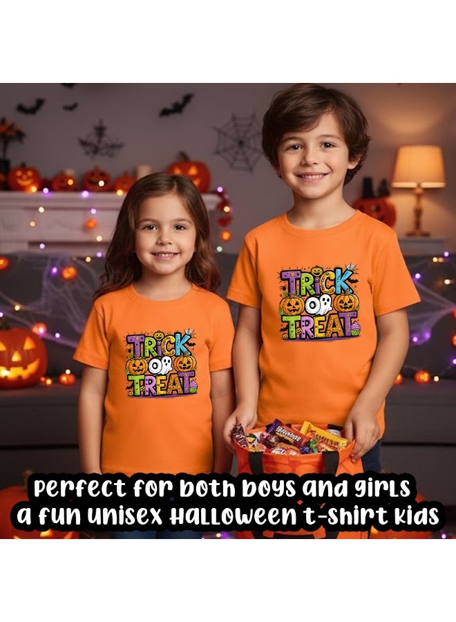 PRINTSHOP4ME Halloween T-Shirt For Boys Pumpkin Tshirt Boy Perfect For Halloween Thanksgiving Gift Ideal Souvenirs And Party Favors - Image 3