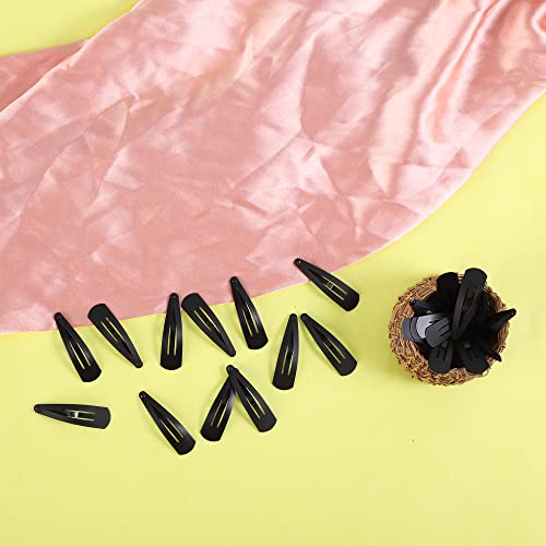 HP HIGH PROFILE Black Tic Tac Hair Clips Korean Hair Accessories Tick Tack Pins for Women and Girls (Pack of 24) Matte Black Colour- Size 5 cm - Image 3
