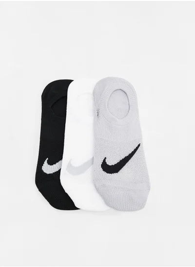 Nike Everyday Plus Lightweight Footie Socks (Pack of 3)