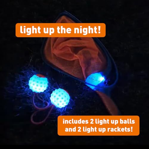 Djubi Slingball, Best Gifts for Kids and Teens All Ages 8 & Up - Slingshot Outdoor Light Up, Lawn, & Tailgating Family Game - Toys Gifts for 8 9 10 11 12 13 Year Old Boys - Night Flight - Image 4