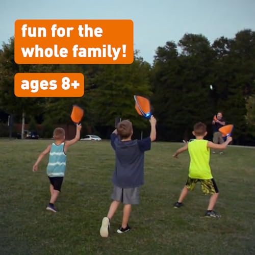 Djubi Slingball, Best Gifts for Kids and Teens All Ages 8 & Up - Slingshot Outdoor Light Up, Lawn, & Tailgating Family Game - Toys Gifts for 8 9 10 11 12 13 Year Old Boys - Night Flight - Image 3