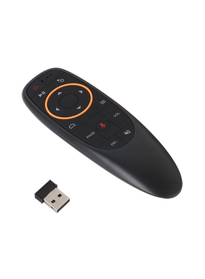 HuHa Wireless Remote Control With USB Receiver Voice Control For Android -Smart TV/PC/Laptop/Notebook Black 