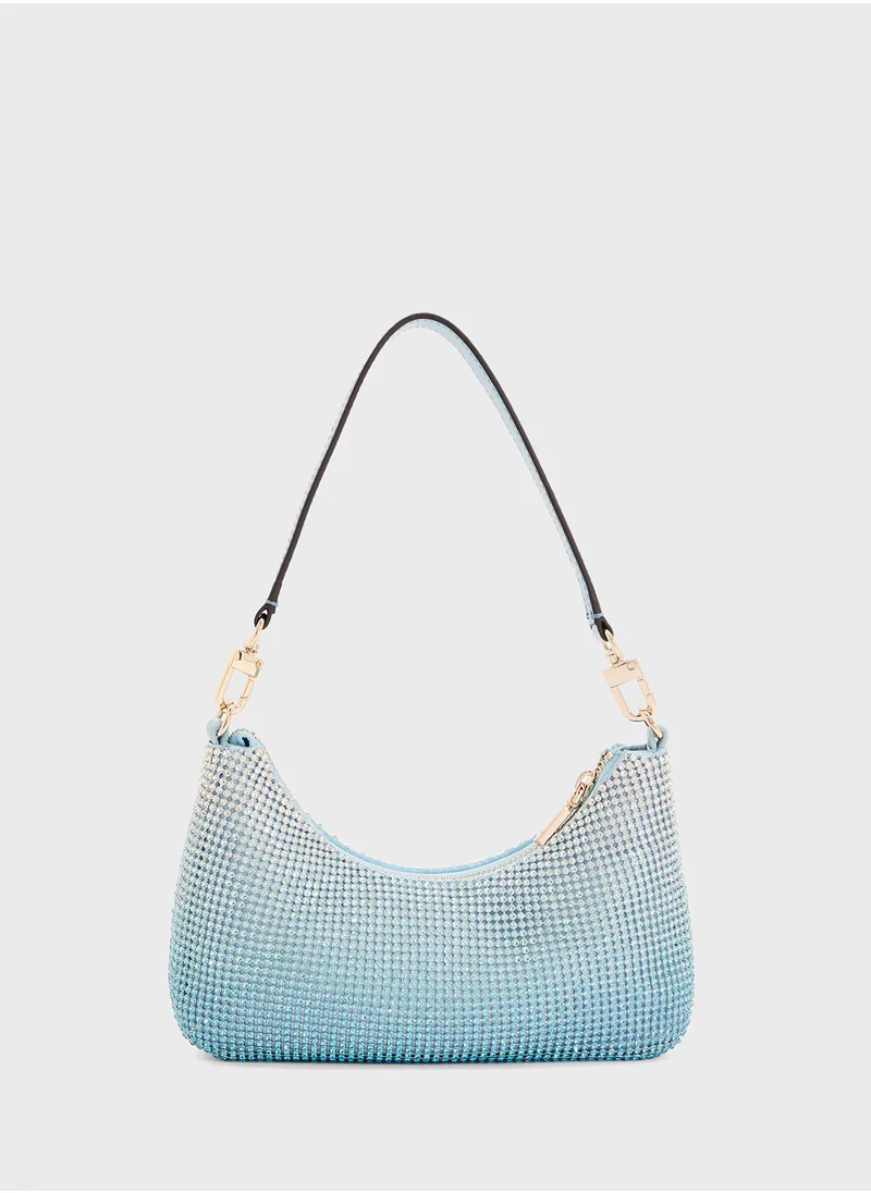 GUESS Zalina Mini Top Zip Shoulder Bag