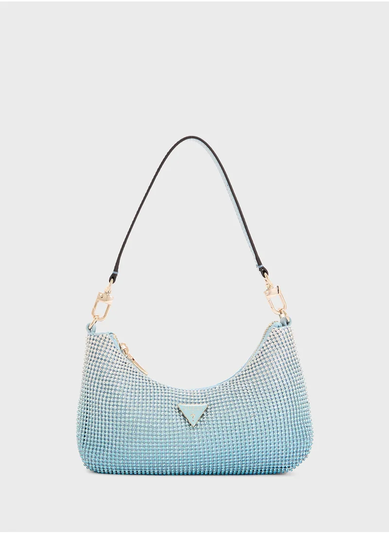 GUESS Zalina Mini Top Zip Shoulder Bag