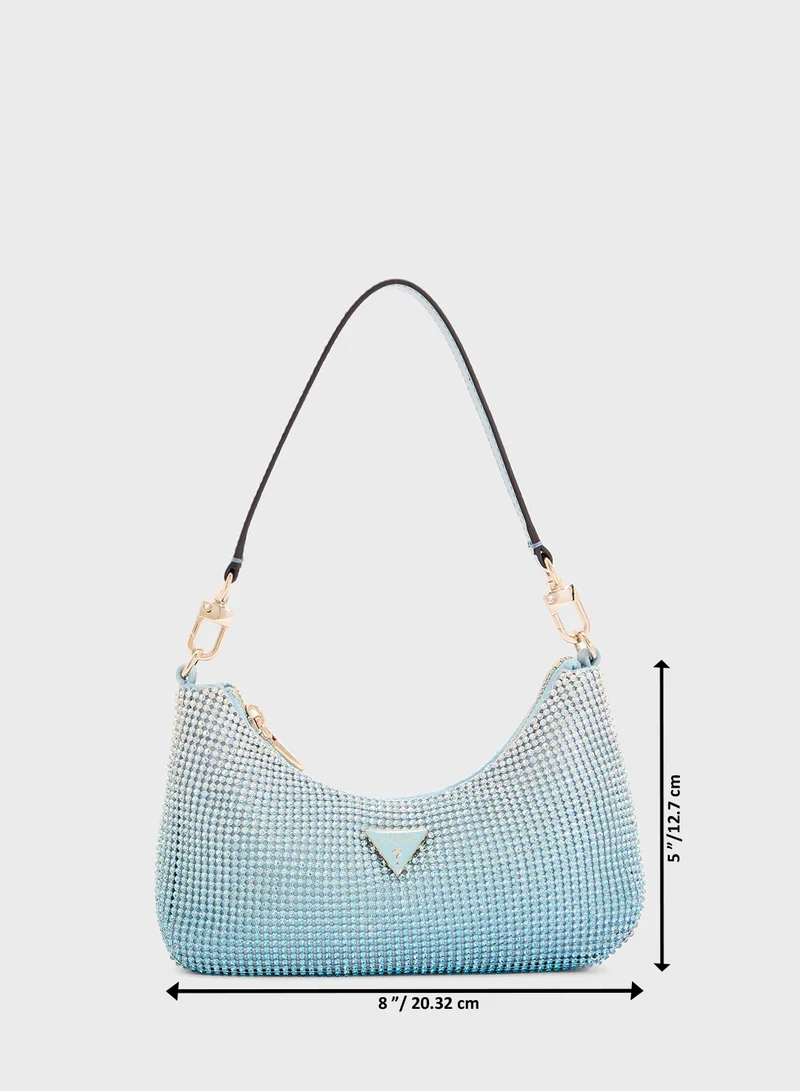 جس Zalina Mini Top Zip Shoulder Bag