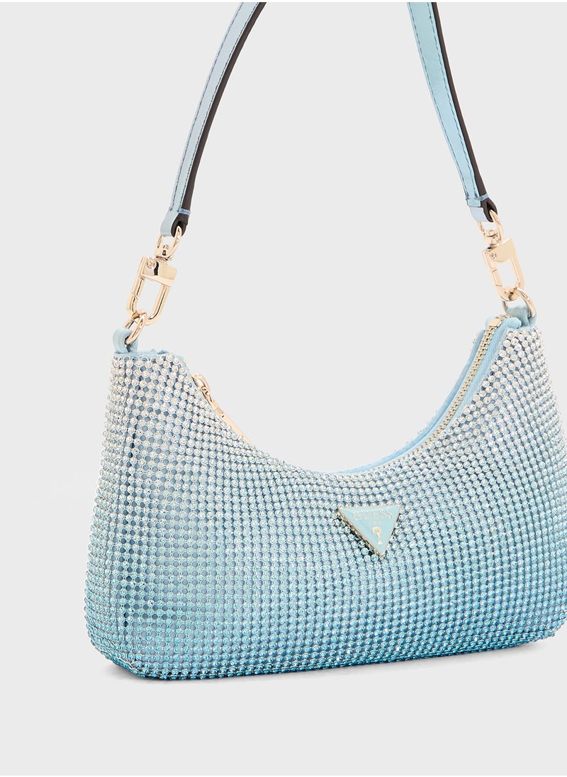 GUESS Zalina Mini Top Zip Shoulder Bag  - Image 4