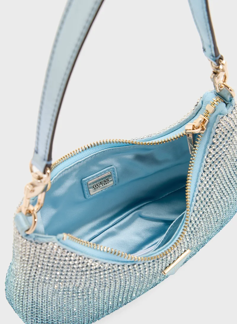جس Zalina Mini Top Zip Shoulder Bag