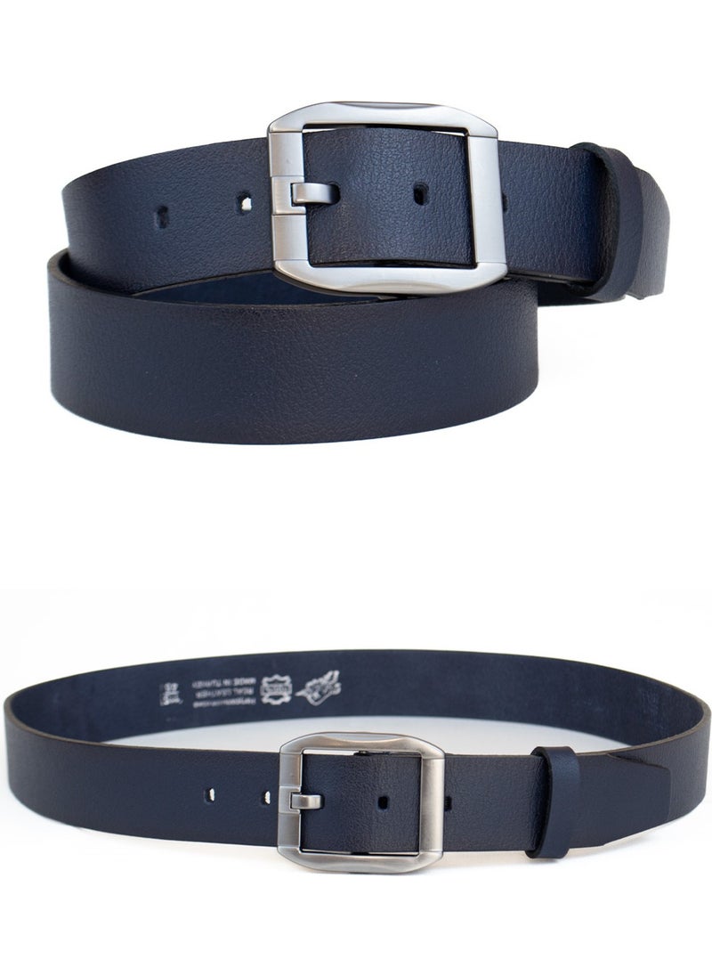 Gayış Gaış Special Boxed| Premium 100% Leather | Men's Denim-Fabric Trouser Belt | Soft Italian Leather Belt  - Image 3