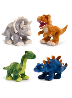 Keel Toys Keeleco Dinosaurs 26cm, Assorted 1 Piece (Style & Color May Vary) | Soft Toy | Plush Toy | Gift for Kids and Adults  - Image 1