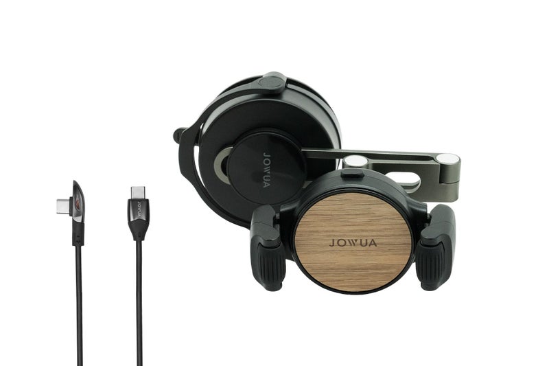 Jowua حامل سيارة قابل للطي غير مرئي متوافق مع تسلا Jowua 6D (حامل دوار عالمي Qi2) متوافق مع تسلا موديل 3/ Y، موديل S/X بلايد - Image 1