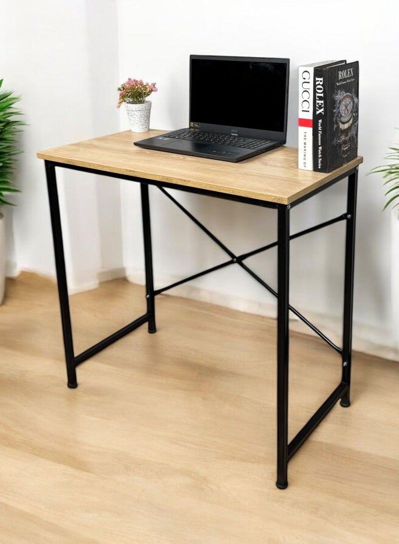 80*40cm desk, easily assembled and disassembled - Beige - Image 3