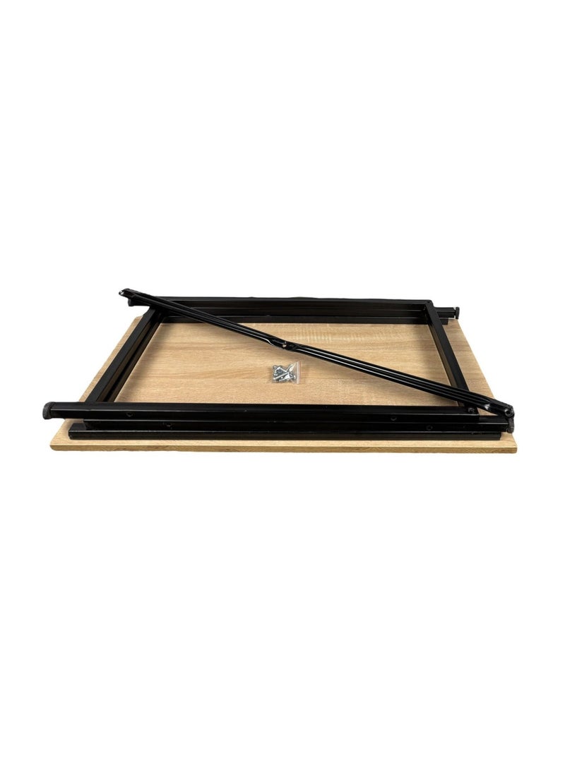 80*40cm desk, easily assembled and disassembled - Beige - Image 5
