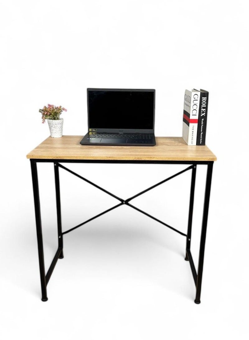 80*40cm desk, easily assembled and disassembled - Beige - Image 4