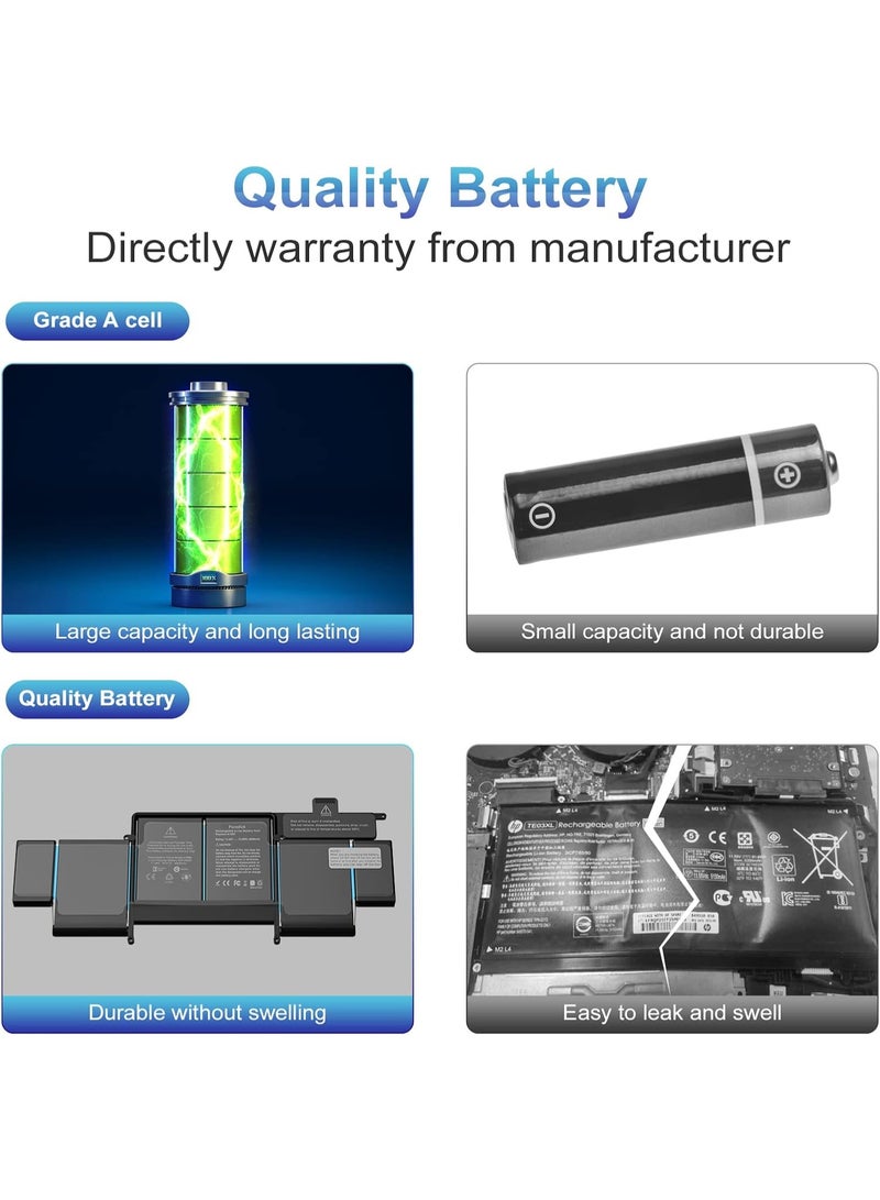 Replacement Laptop Battery 11.36V 74.9Wh for Compatible 13-Inch Notebook Computers, Rechargeable Lithium Battery for Reliable Power - Image 4