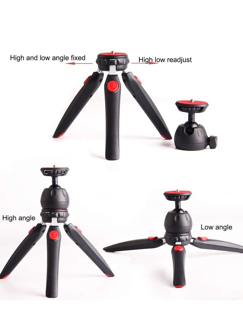 Jmary Jmary MT35 Mini Tripod Compact Desk Tripod for Camera Lightweight Table Top Stand 2-section Black  - Image 5