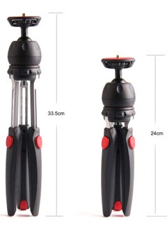 Jmary Jmary MT35 Mini Tripod Compact Desk Tripod for Camera Lightweight Table Top Stand 2-section Black  - Image 3