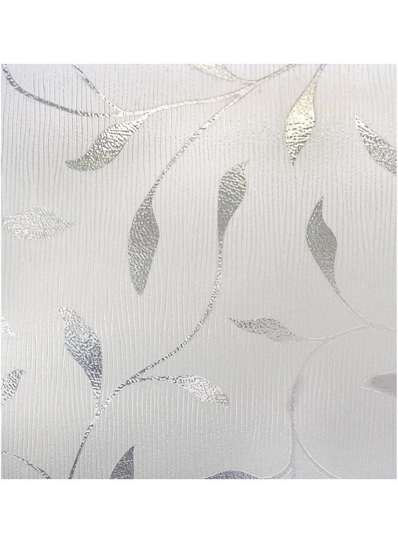 Decorative Privacy Window Film – Electrostatic Glass Film, Water Sticking, Glue-Free, 2M x 45CM, Easy to Apply & Remove, Reusable, Ideal for Home, Office, Bathroom & Doors - Image 1