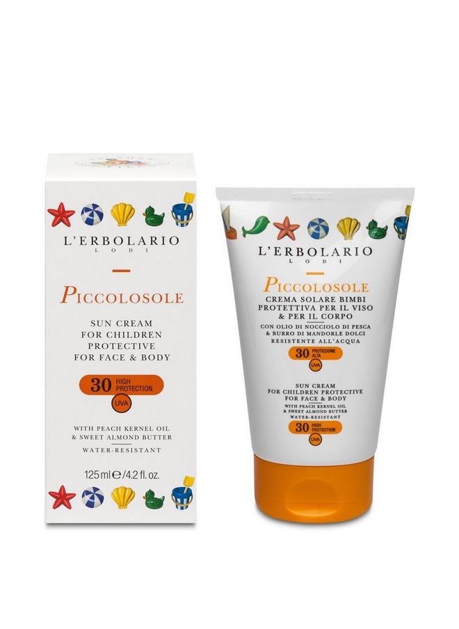 ليربولاريو L'ERBOLARIO كريما سولار بيمبي بيكولوسول SPF30 بروتزيوني ألتا 125 مل فيسو كوربو 