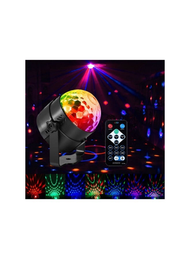 LED Decorative Disco Magic Ball Party Light with Remote Multicolour 10.5 x 10 x 10.5cm - Image 2