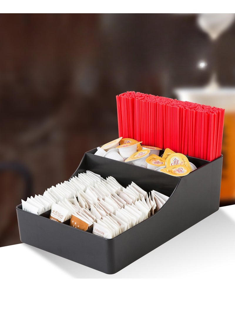 عام حامل أكواب ورقي متعدد الوظائف، حامل أكواب للاستعمال مرة واحدة، مقسم أكواب شبكي لتخزين الشاي والحليب - Image 1