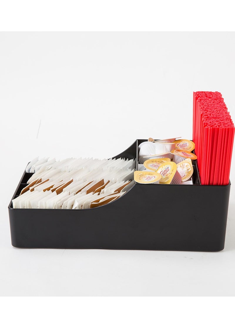 عام حامل أكواب ورقي متعدد الوظائف، حامل أكواب للاستعمال مرة واحدة، مقسم أكواب شبكي لتخزين الشاي والحليب - Image 4