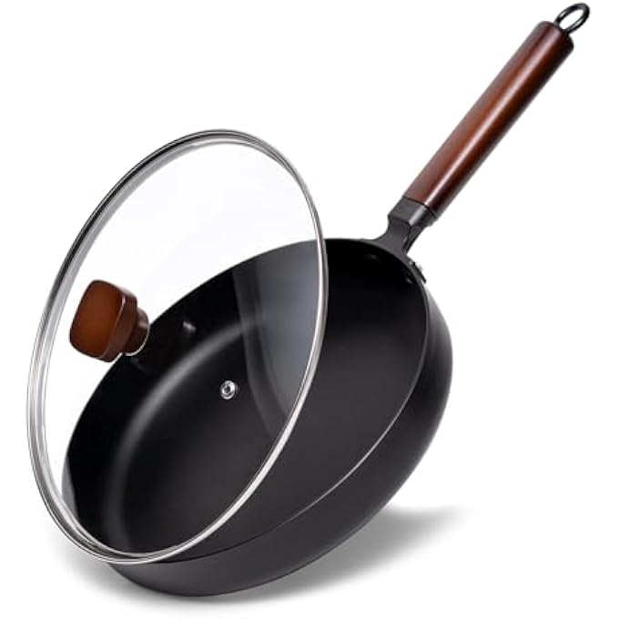 Unity Frying Pan 1026Cm Non Stick Frying Pan Skillet With Lid No Chemical Coated All Stove Induction Compatible - Image 1
