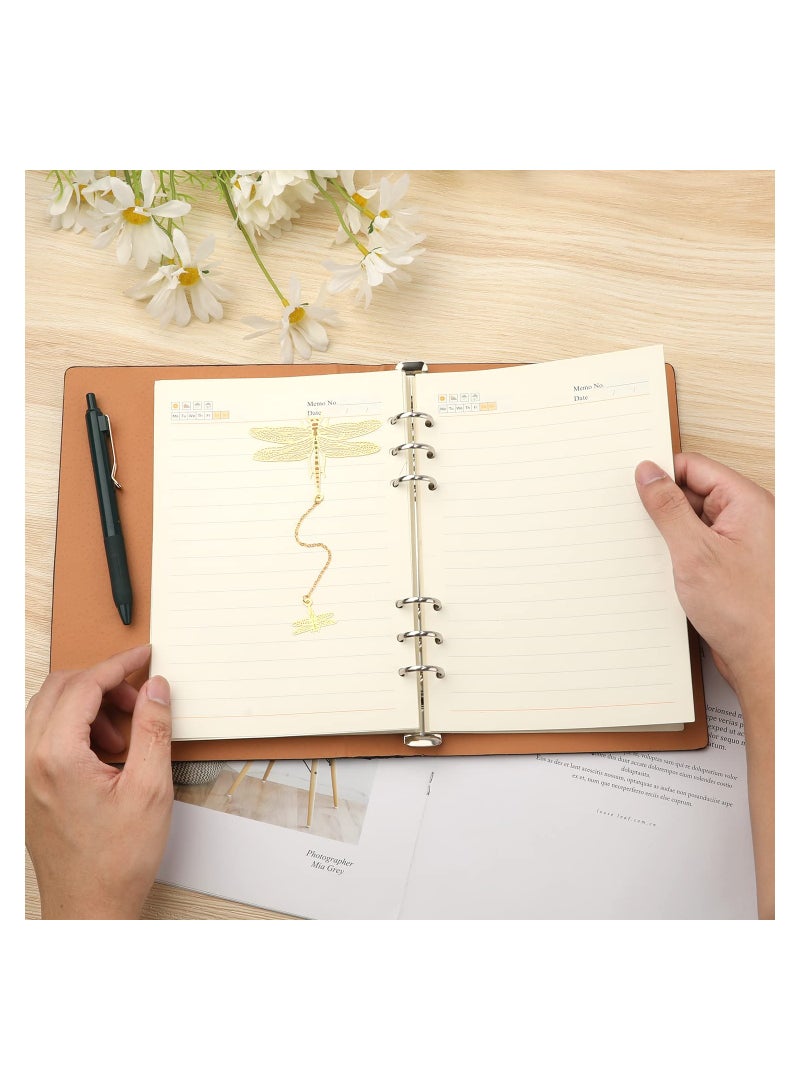 SOLARAE Metal Bookmarks,  Gold Metal Bookmarks, 7PCS Colorful Hollow Leaf Bookmark and Animal Bookmark, Vintage Metal Bookmark, Book Page Marker, for Birthday Present, Book Lovers, Writers, Readers, Adults - Image 4