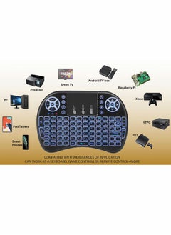 KASTWAVE Wireless Mini Keyboard Remote Control Touchpad Mouse Combo Controller with RGB Backlit for Smart TV Android TV Box PC IPTTV 2.4GHz  - Image 5