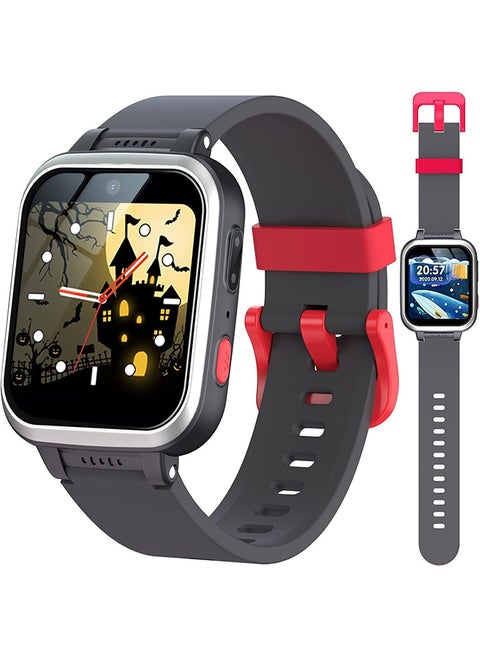 Kids Smart Watch,Ip68 Waterproof Material,Fitness Tracker with Heart Rate Sleep Monitor,Alarm Clock,Pedometer for 5-12 Years Old(Black)