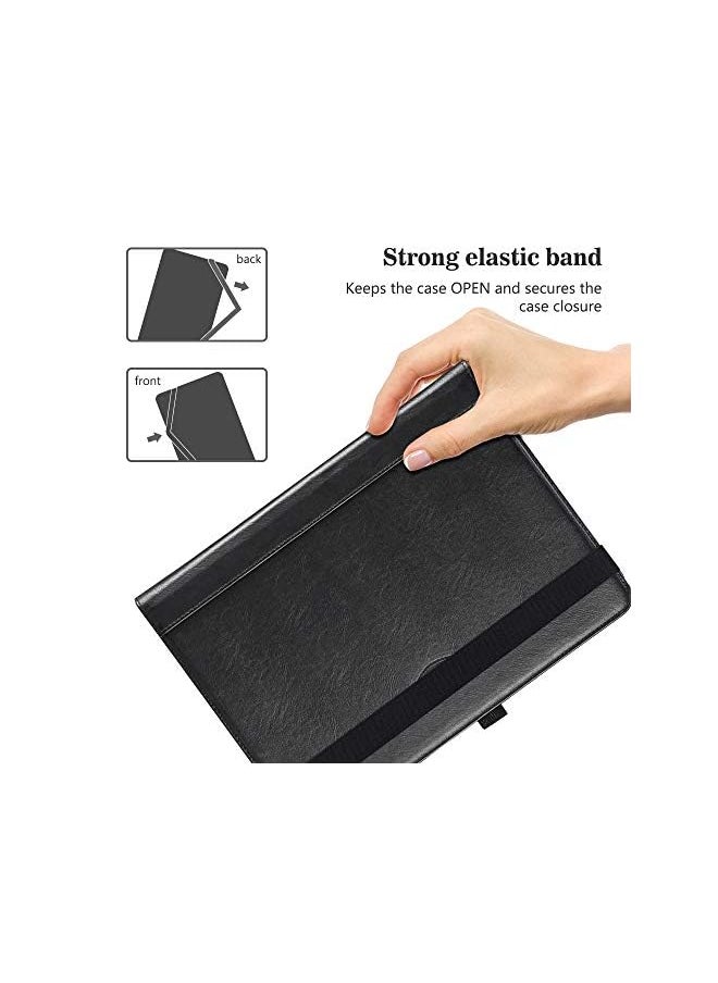 Procases - 9"-10.1" Inch Universal Tablet Case, Protective Cover Stand Folio Case For 9 10 10.1 Inch Android Touchscreen Tablet, With 360 Degree Rotatable Kickstand And Multiple Viewing Angles -Black - Image 1