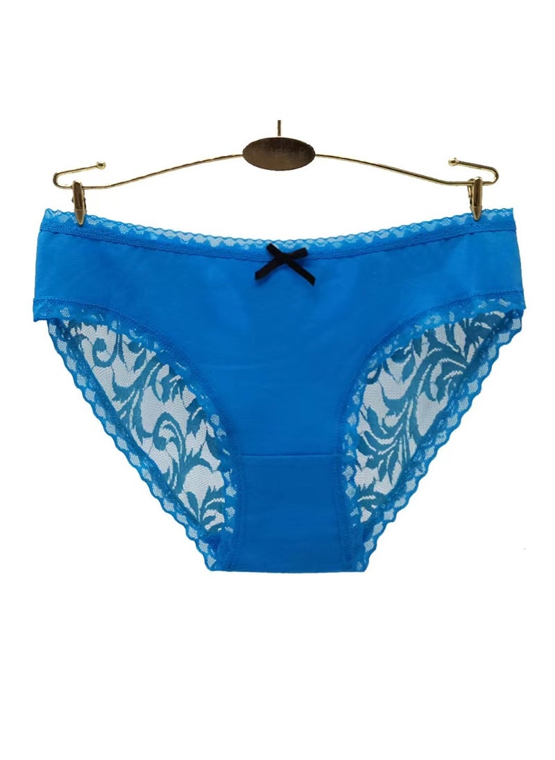 Zeemey - Zeemey 6-Piece Cotton Bikini Breathable Panties Low Waist Fashionable Ladies Charming Thick Bottom - Image 1