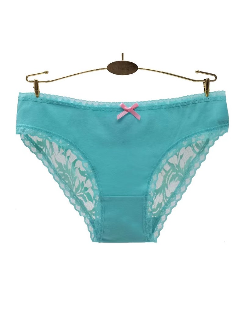 Zeemey - Zeemey 6-Piece Cotton Bikini Breathable Panties Low Waist Fashionable Ladies Charming Thick Bottom - Image 1