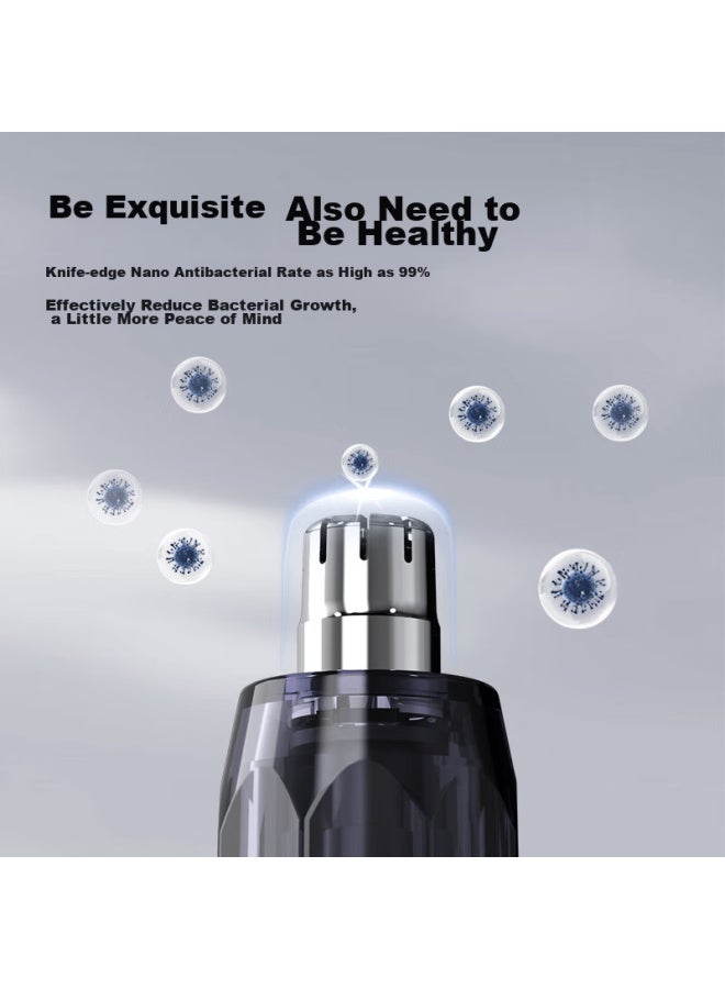 Beici H4 Electric Nose Hair Trimmer For Men, Rechargeable Hair Clipper, Nose Hair Trimmer, Shaver For Nose Hair, Diamond Gray, Birthday Gift - Image 1