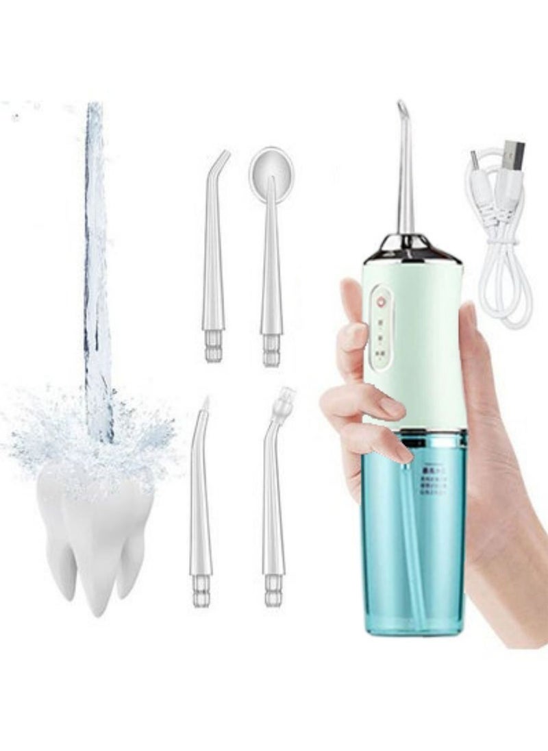 Elaimei Water Flossers For Teeth USB Rechargeable Water Teeth Cleaner Picks  With 4 Nozzles  - Image 1