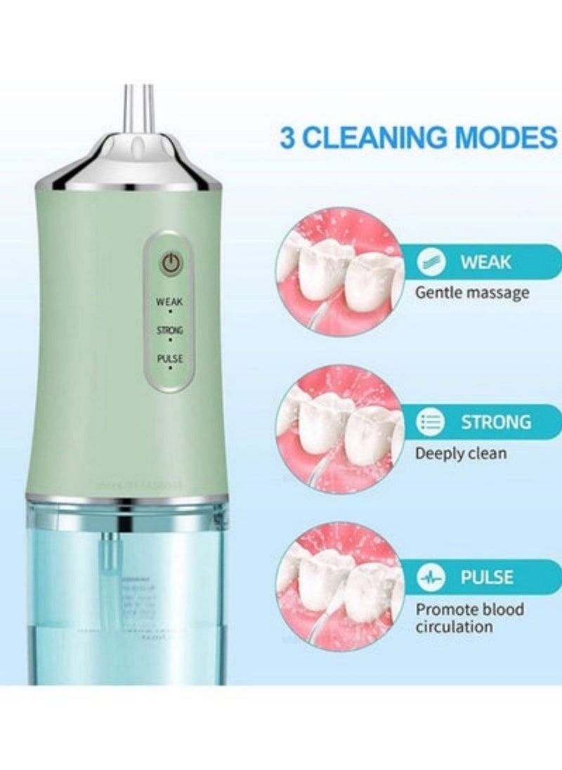 Elaimei Water Flossers For Teeth USB Rechargeable Water Teeth Cleaner Picks  With 4 Nozzles  - Image 4