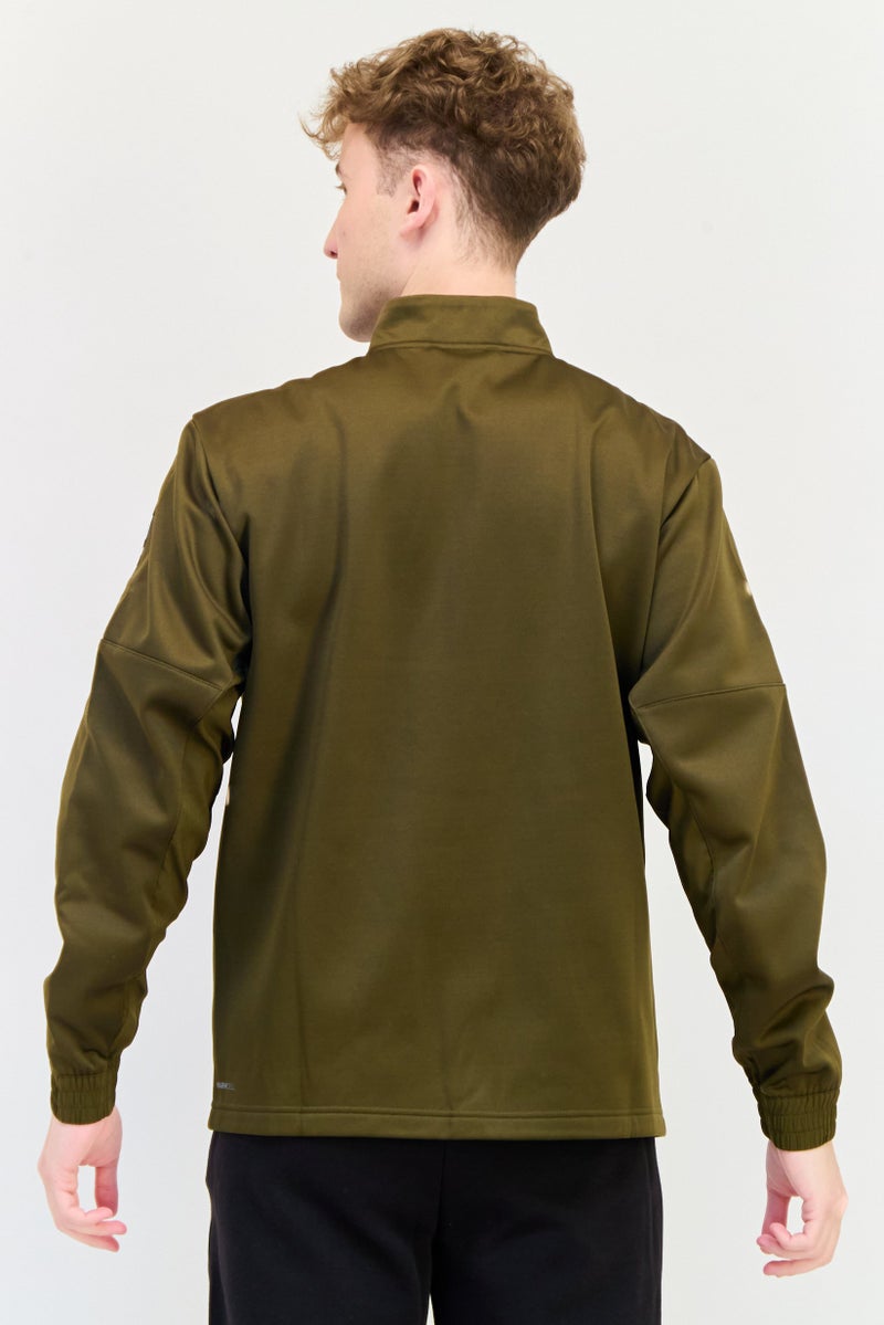 PUMA Men Sportswear Fit Long Sleeve Training Jackets, Olive - Image 3
