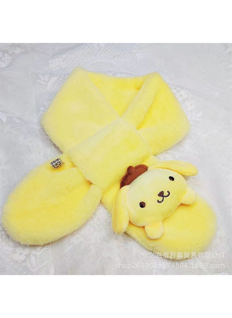 Kuromi Plush Wholesale Scarf Doll Beige melody - Image 4