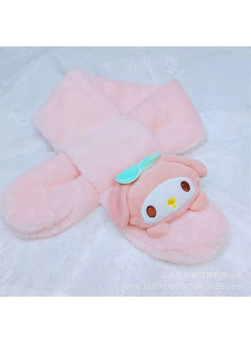 Kuromi Plush Wholesale Scarf Doll Beige melody - Image 5