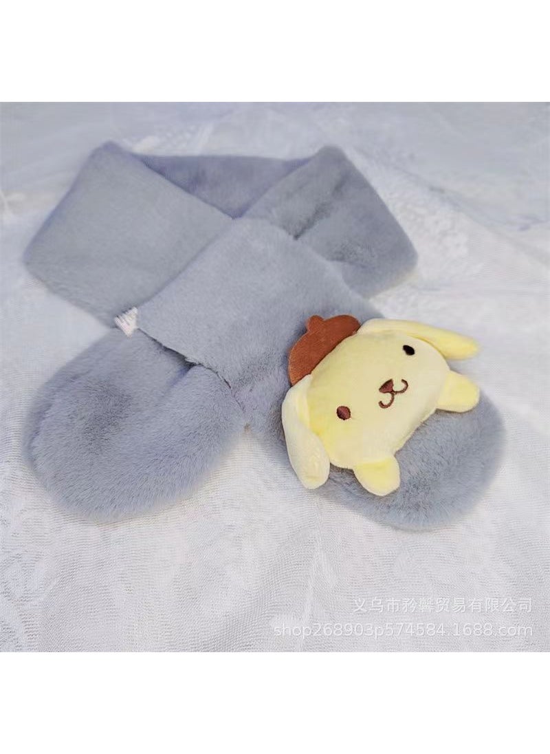 Kuromi Plush Wholesale Scarf Doll Beige melody - Image 2