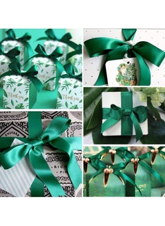 MARKQ Green Satin Ribbon, 24mm x 25yd Fabric Polyester Ribbon for Gift Wrapping, Party Favors, Wedding Decorations, Bow Making, Bouquets, Sewing Projects & Craft Supplies  - Image 5