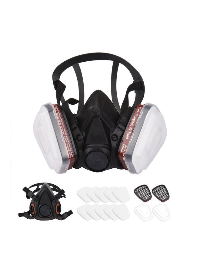 NIBEMINENT Reusable Respirator Half Facepiece Black  - Image 1