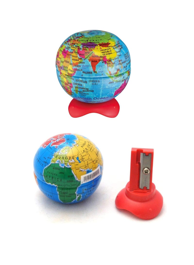 Maped Single Hole Mini Globe Pencil Sharpener - Image 2