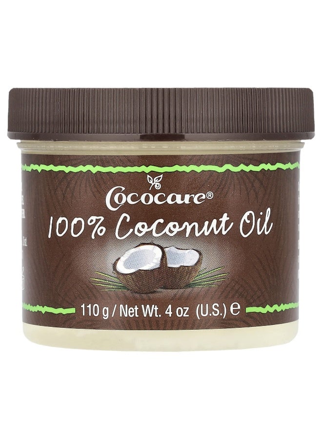 Coco care كوكوكير، زيت جوز الهند 100%، 4 أونصة (110 جرام) - Image 1